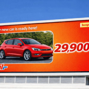 Pantalla Led Absen exterior AD10 SMD Black 1280X1280MM, 5X2 TILES