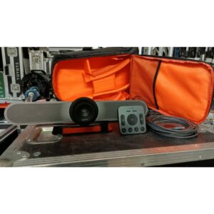 Webcam Logitech MeetUp + Extender + Mochila