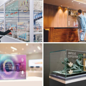 Monitor LG OLED táctil 55" 55EW5TK-A transparente