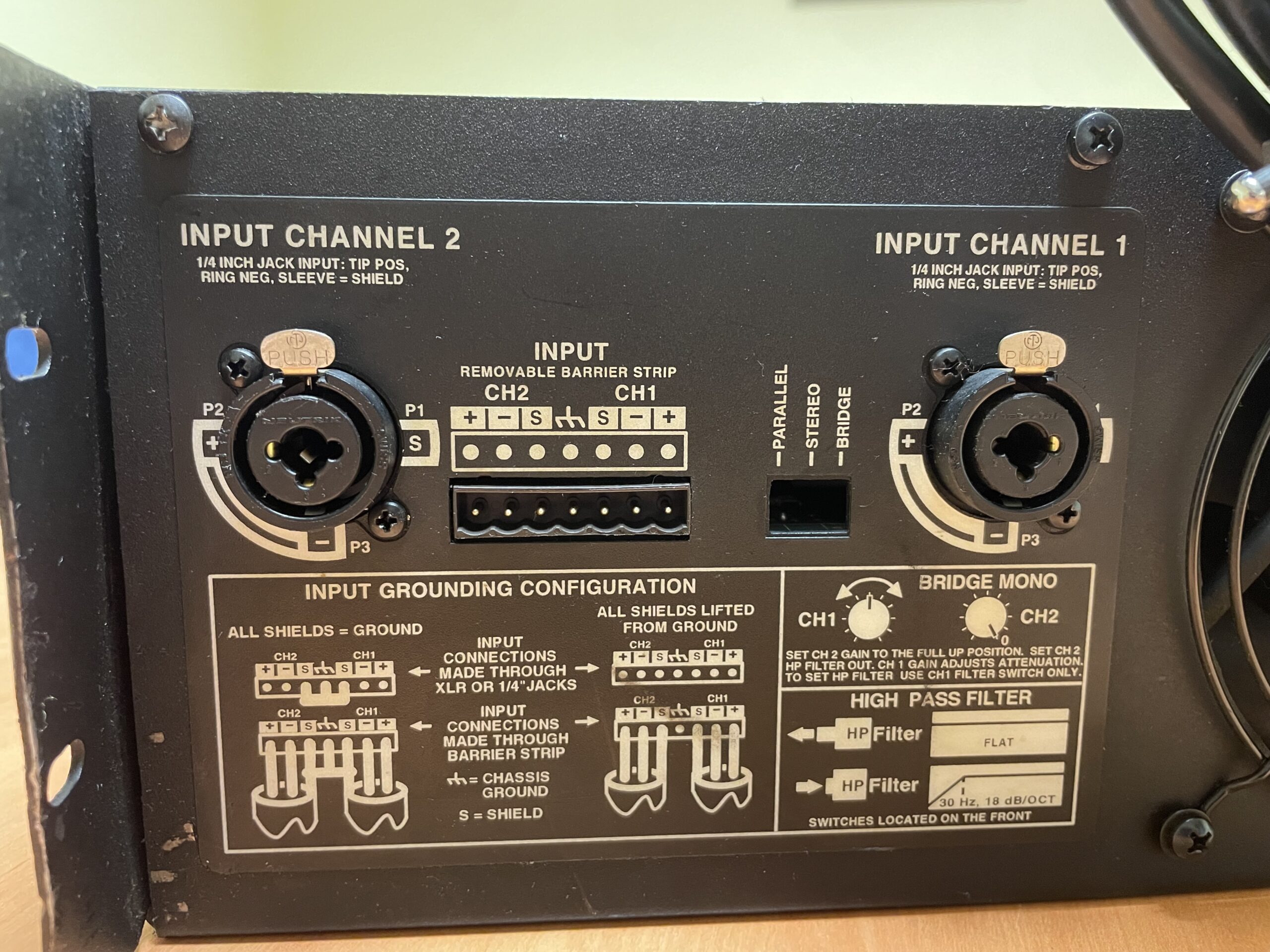 Amplificador - Etapa de potencia JBL MPX600 - Imagen 3