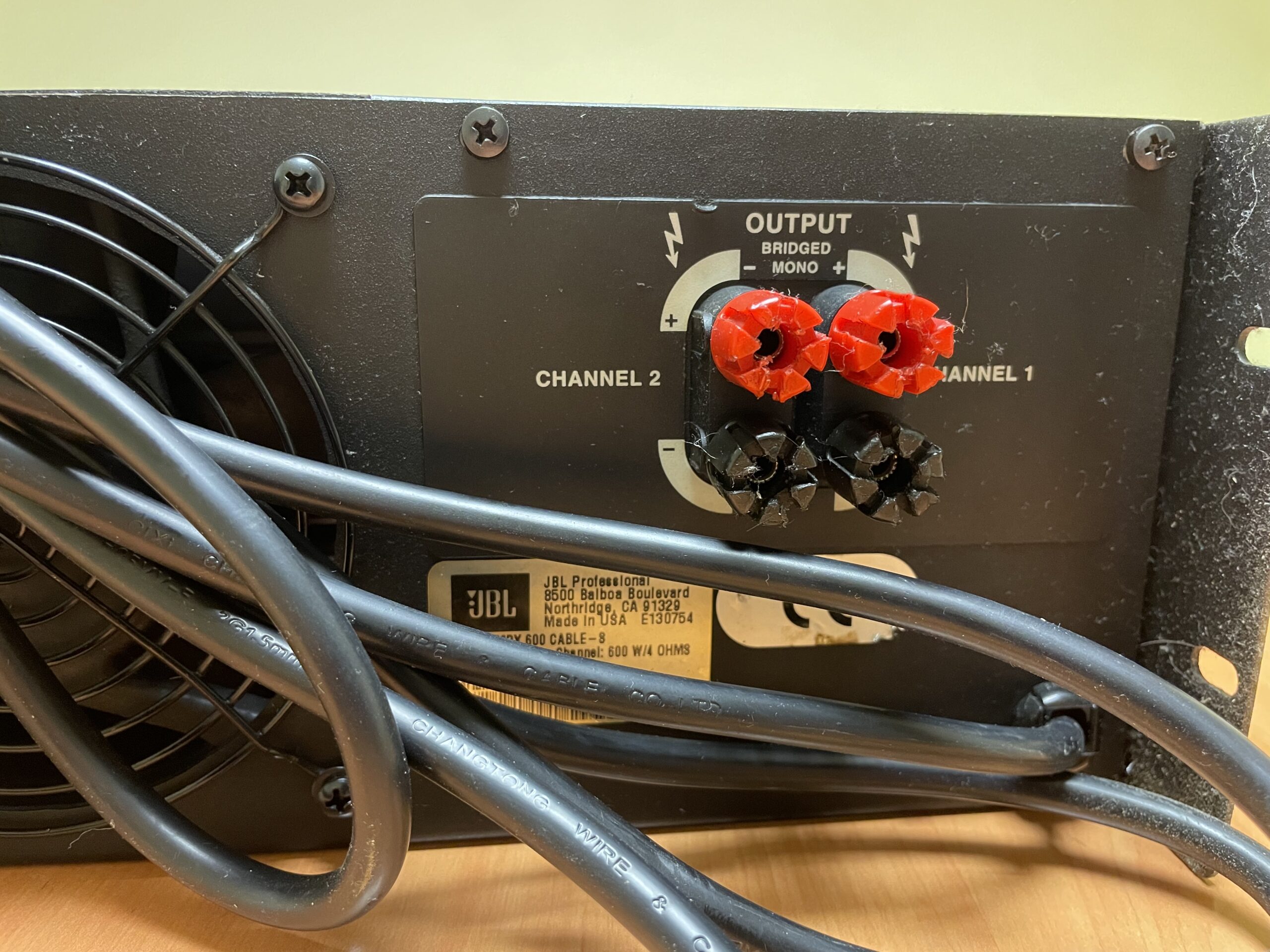 Amplificador - Etapa de potencia JBL MPX600 - Imagen 4