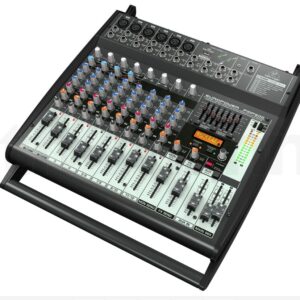 Mezclador de audio autoamplificado + altavoces + micro inalámbrico